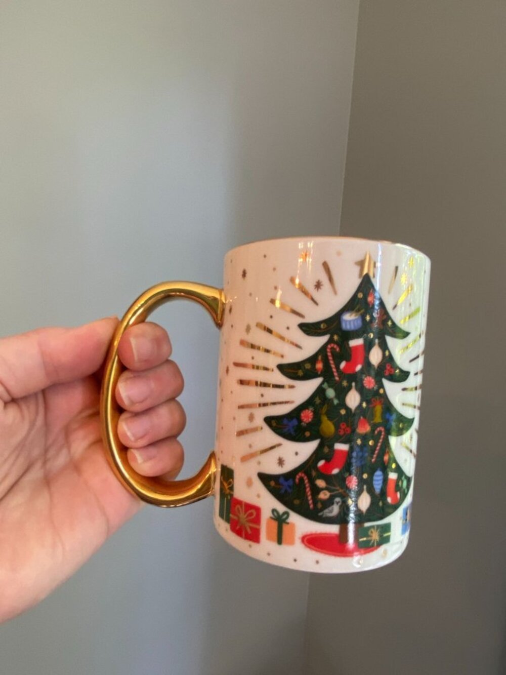 Rifle Paper Co Holiday Christmas Tree Mug 14 0z's